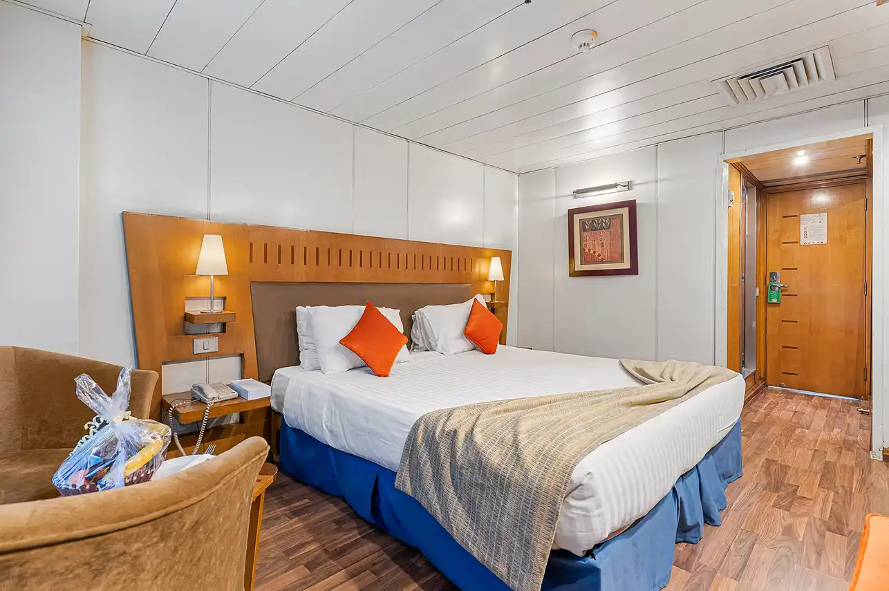 Cabin aboard the MS Mojito Nile Cruise Nile cruise